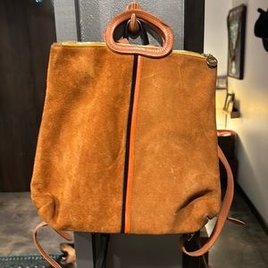 claire v suede backpack